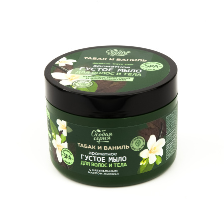 Особая серия Ароматное густое мыло для волос и тела «Табак и Ваниль, комплексный уход и  ароматерапия», 500 мл в интернет-магазине российского производителя «Русская Косметика».
