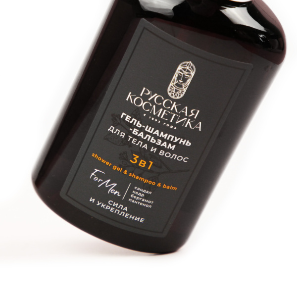 Русская Косметика Гель-шампунь-бальзам 3в1 "СИЛА И УКРЕПЛЕНИЕ", 400 мл на сайте российского производителя Русская Косметика.