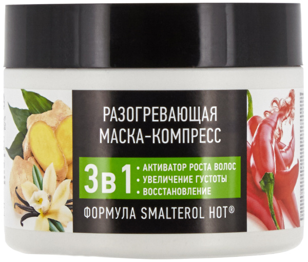 Особая серия Разогревающая маска-компресс с перцем «Активатор роста волос», 300 г Особая серия Разогревающая маска-компресс с перцем «Активатор роста волос», 300 г