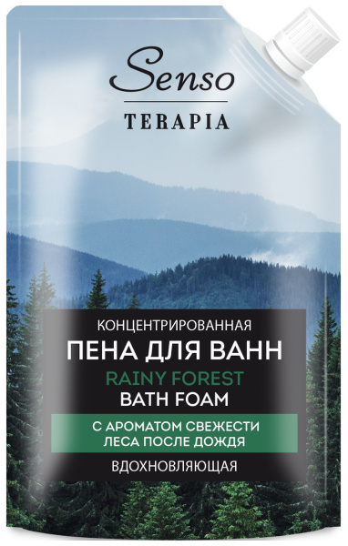 Senso Terapia Концентрированная пена для ванн RAINY FOREST Вдохновляющая, 500 мл
