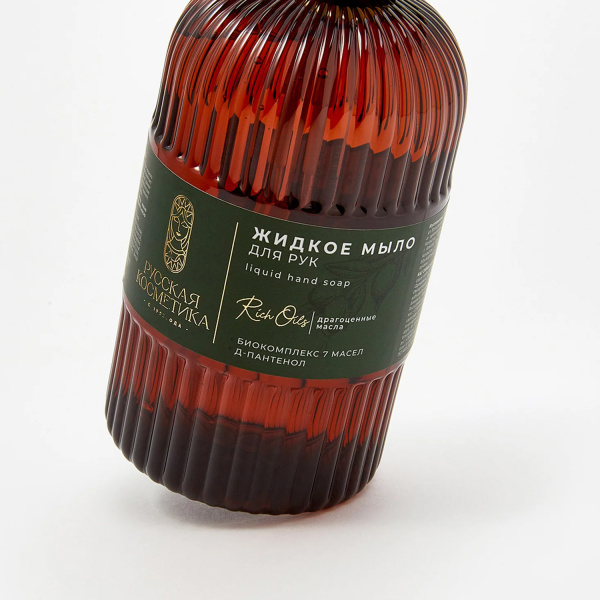 Русская Косметика Жидкое мыло для рук с биокомплексом "7 масел", 500 мл в интернет-магазине «Русская Косметика».