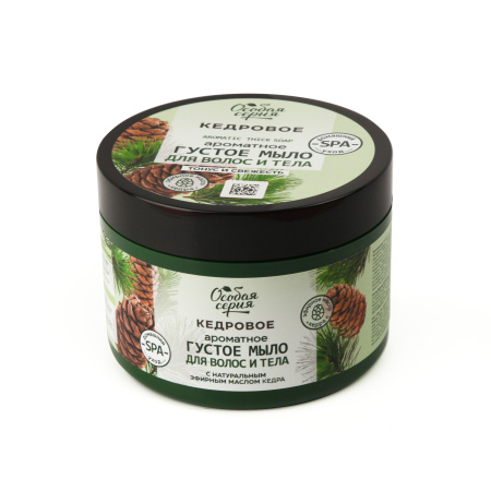 Особая серия Густое мыло для волос и тела «Кедровое», 500 мл в интернет-магазине российского производителя «Русская Косметика».