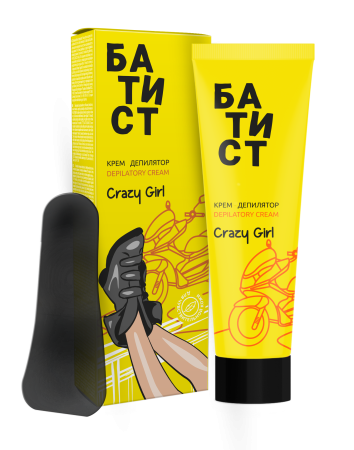 Батист Крем депилятор «Crazy girl», 100 мл в интернет-магазине российского производителя «Русская Косметика».
