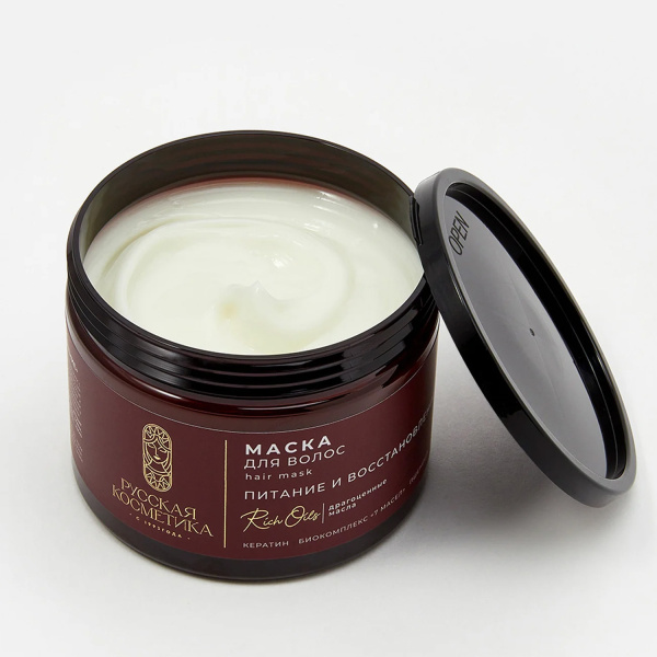 Русская Косметика Маска для волос "ПИТАНИЕ И ВОССТАНОВЛЕНИЕ", 300 мл Русская Косметика Маска для волос "ПИТАНИЕ И ВОССТАНОВЛЕНИЕ", 300 мл